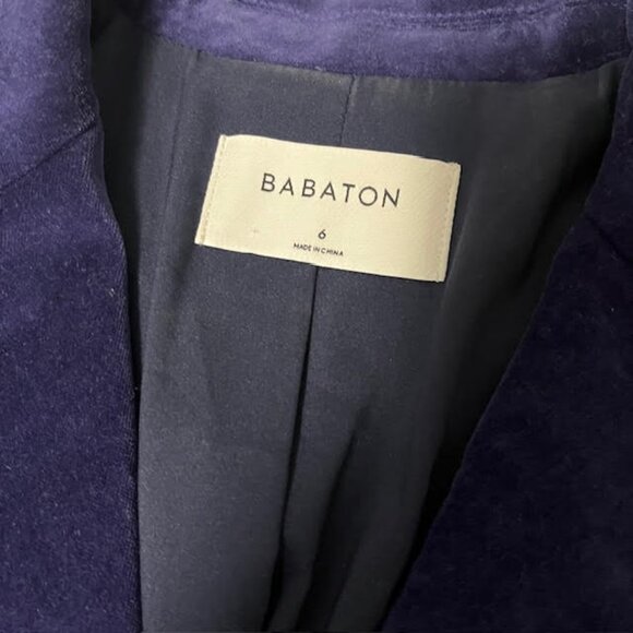 Aritzia Babaton Pelli Velvet Blazer Dress Size 6 - Picture 7 of 16